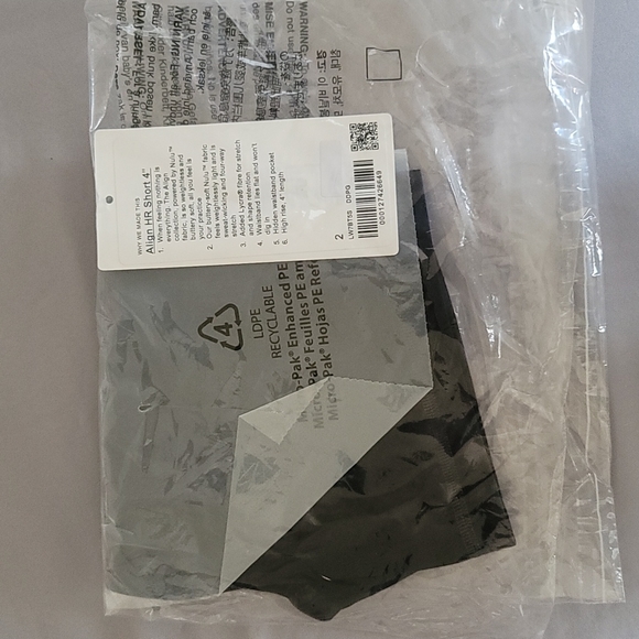 NWT 💎Lululemon Align HR Short 4" Diamond Dye Pitch Grey Size 2, 4 and 6 💎 - Picture 9 of 13